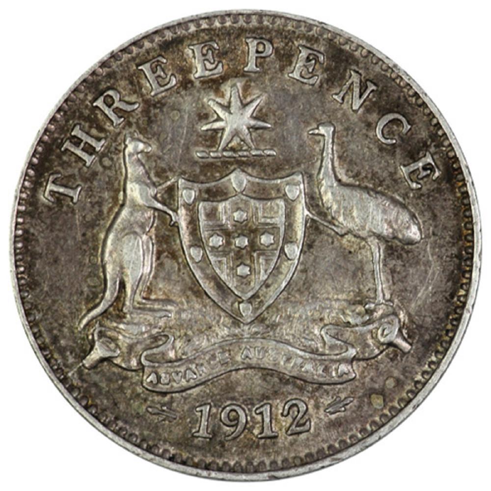 Australia. 1912 Threepence,... image