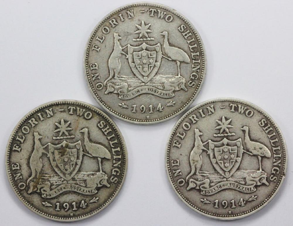 Australia. 1914 H Florin, V... image