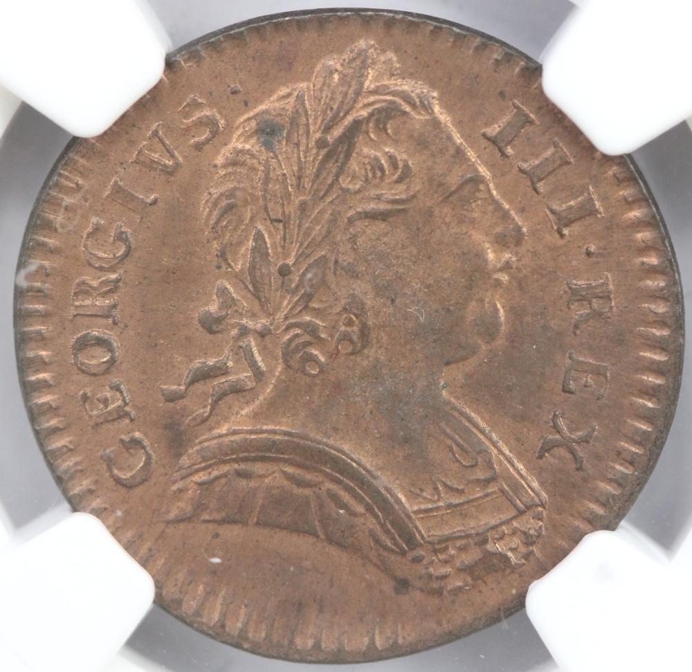 Great Britain. 1773 Farthin... image