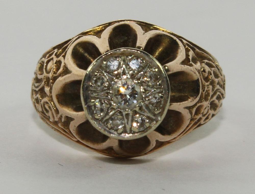 Diamond Cluster Ring in 9ct... image