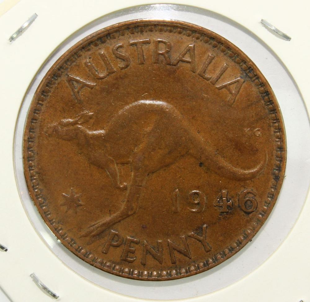 Australia 1946 Penny, good ... image