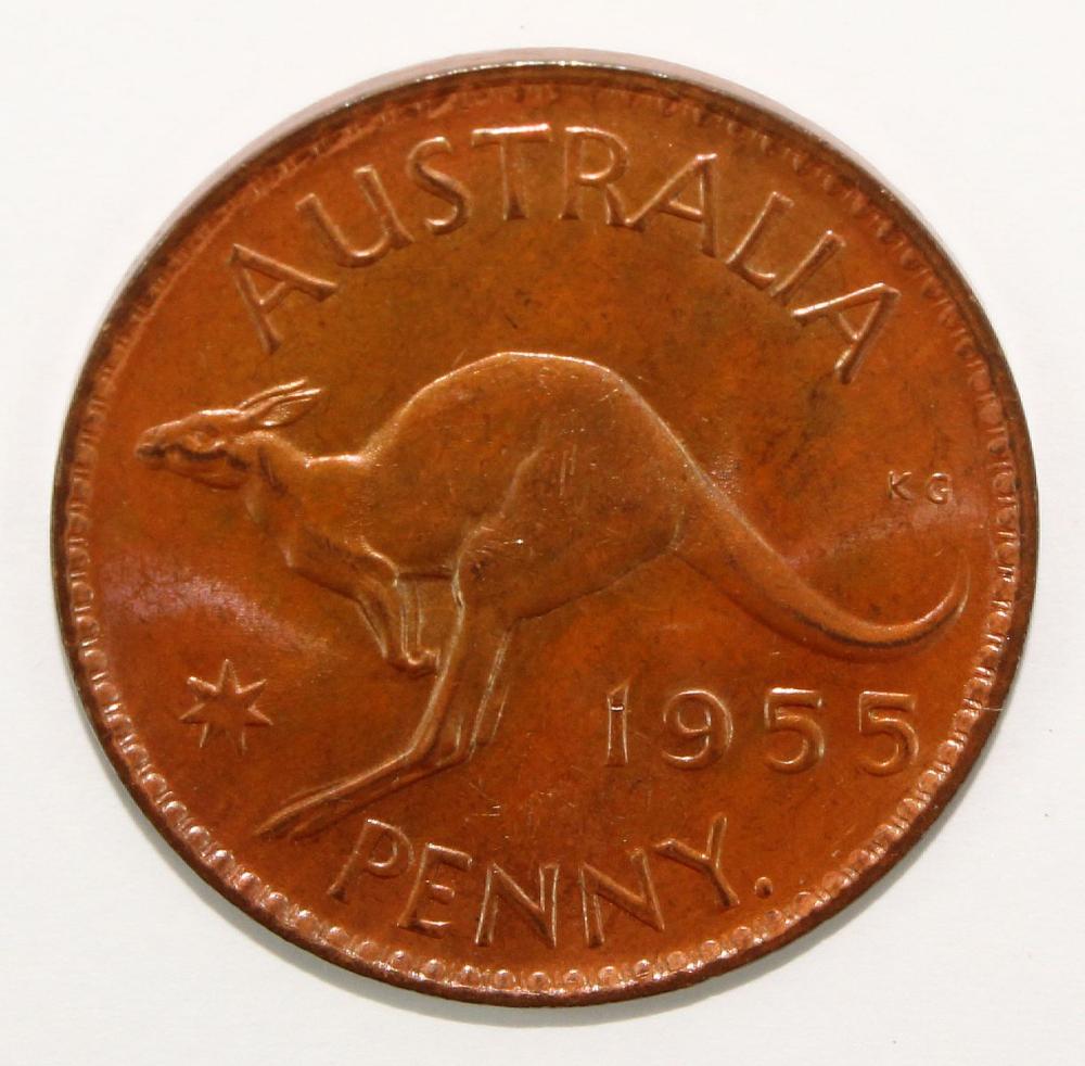 Australia 1955 Y. (P) Penny... image