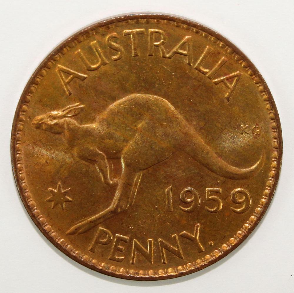 Australia 1959 Y. (P) Penny... image