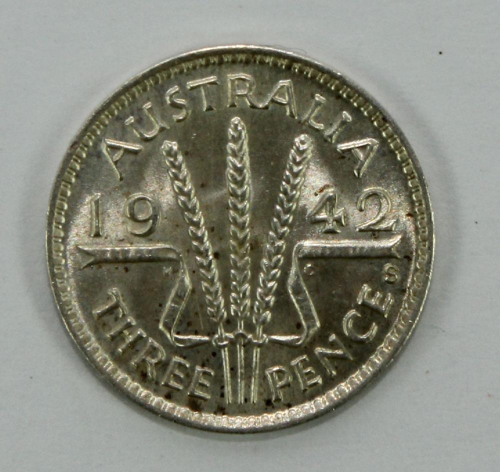 Australia 1942 S Threepence... image