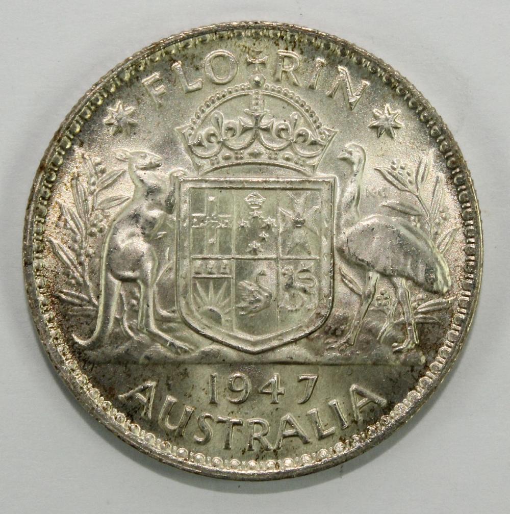 Australia 1947 Florin, Unci... image