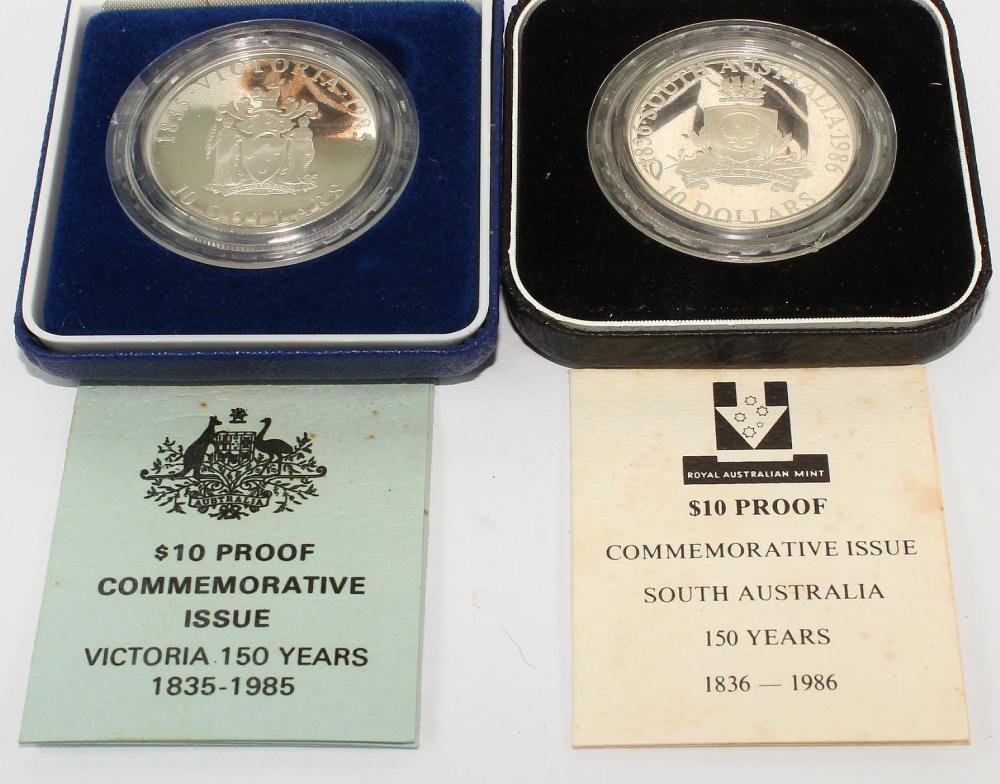 Australia 1985 & 1986 Silve... image