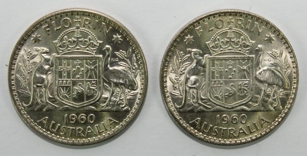 Australia 1960 Florins, nea... image