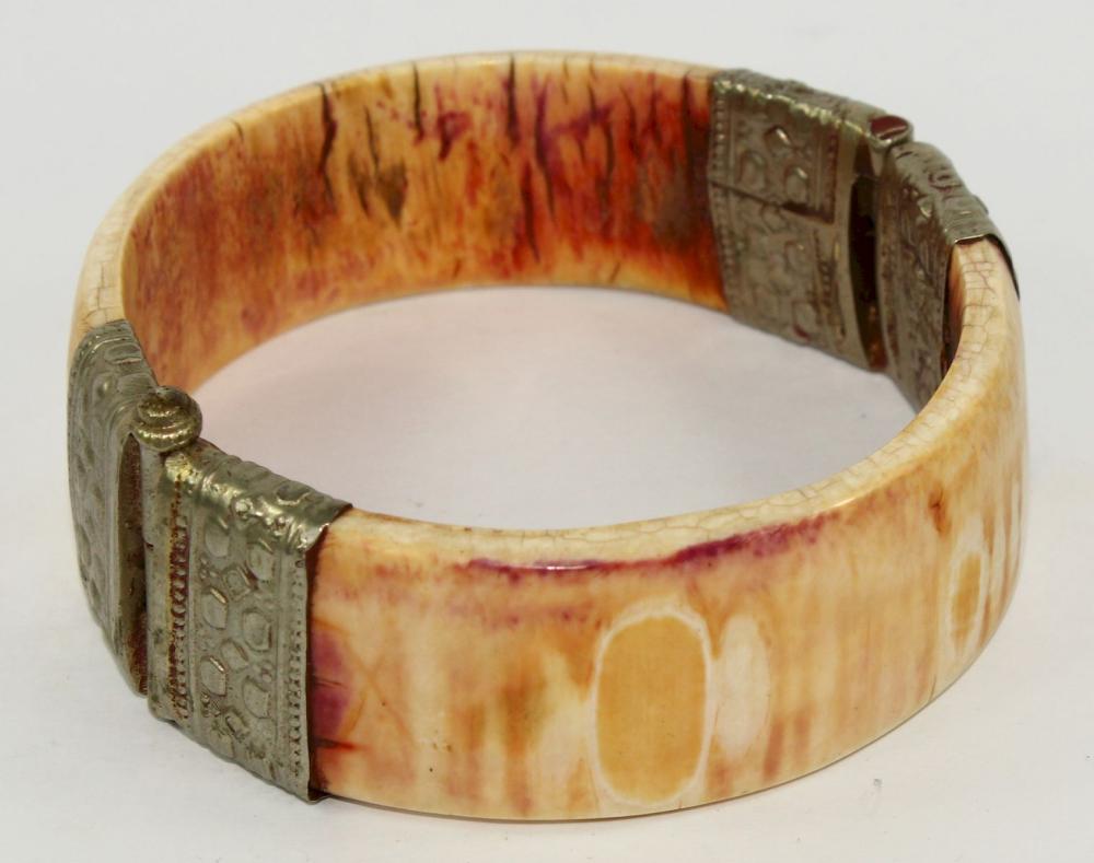 Indian Bone Hinged Bangle image