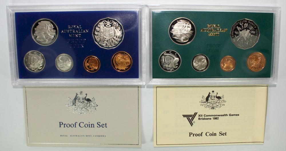 Australia 1981 & 1982 Proof... image