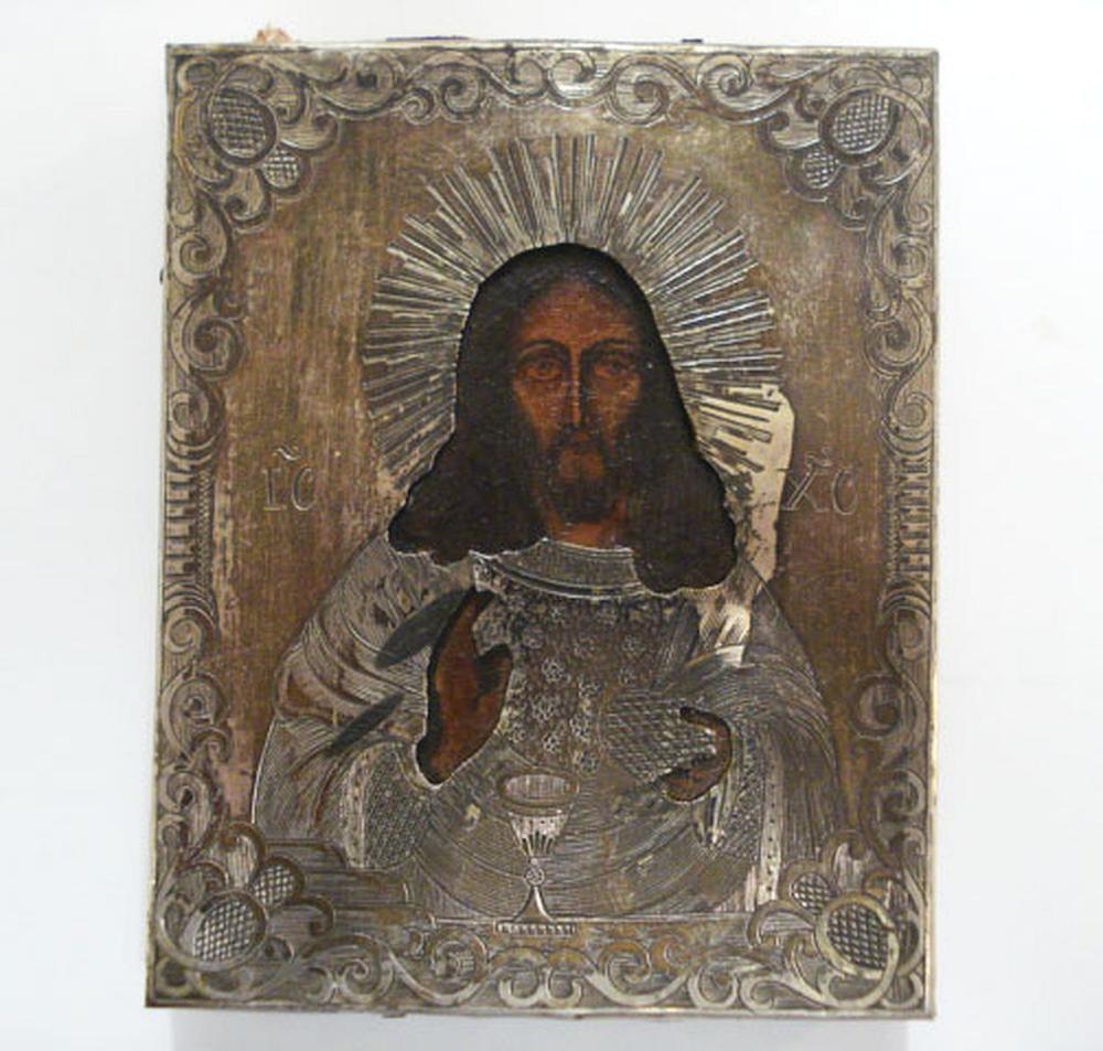 Antique Russian Orthodox Ic... image