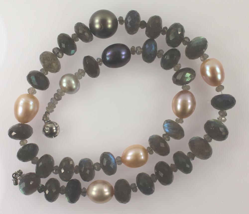 Faceted Labradorite Necklac... image