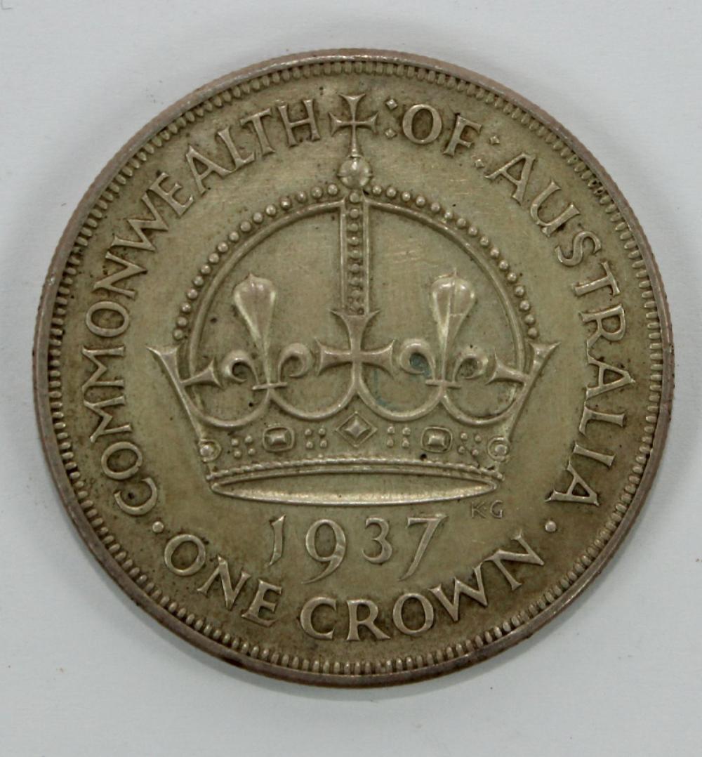 Australia 1937 Crown, good ... image