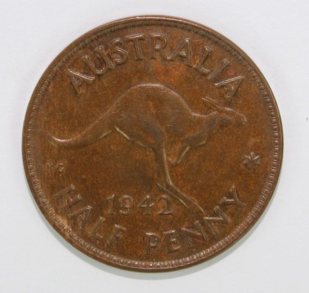 Australia 1942 (M) Halfpenn... image