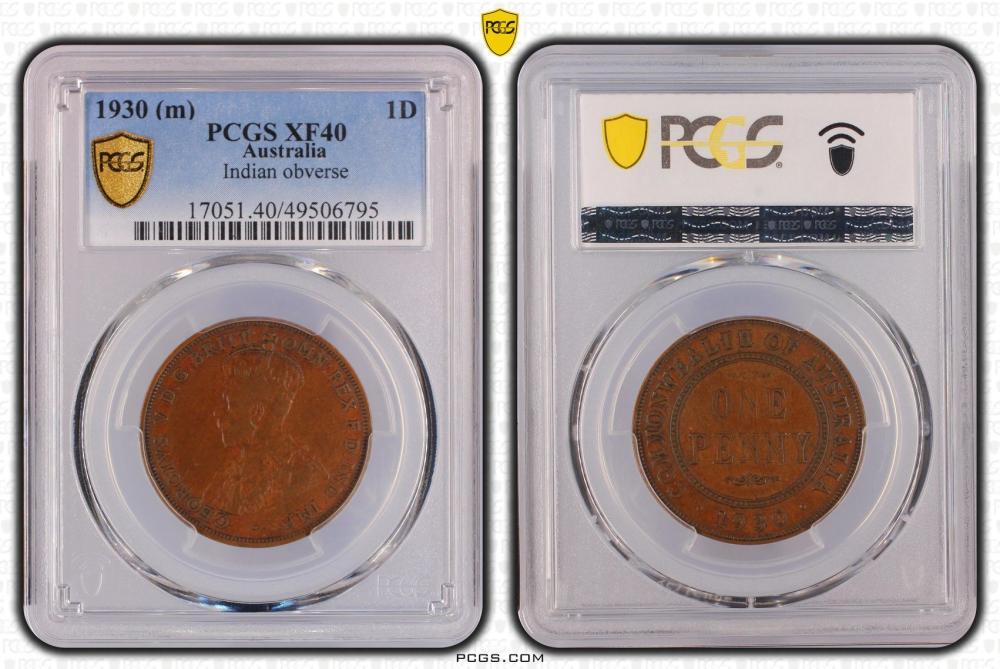 Australia 1930 Penny, PCGS ... image