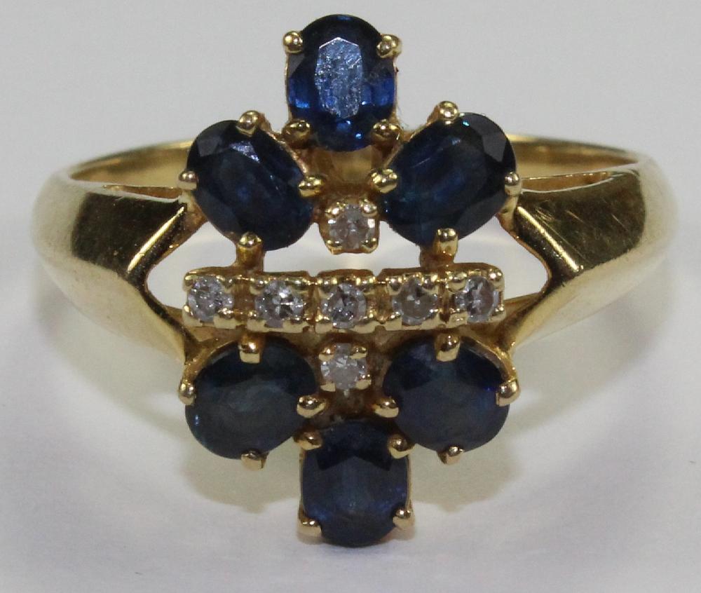 Sapphire & Diamond Ring in ... image