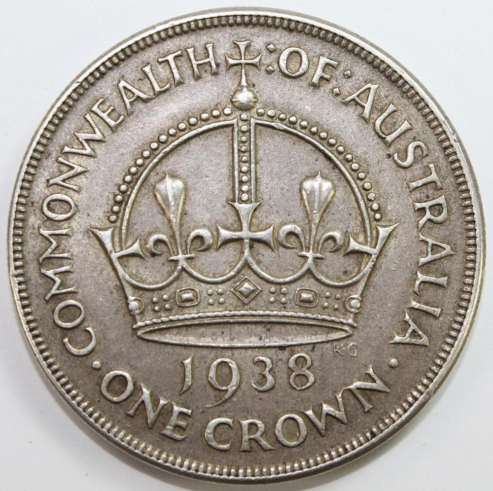 Australia. 1938 Crown, good... image