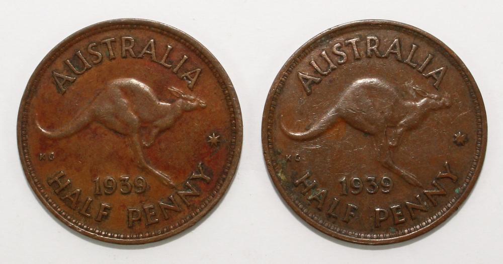 Australia 1939 'Roo' Halfpe... image