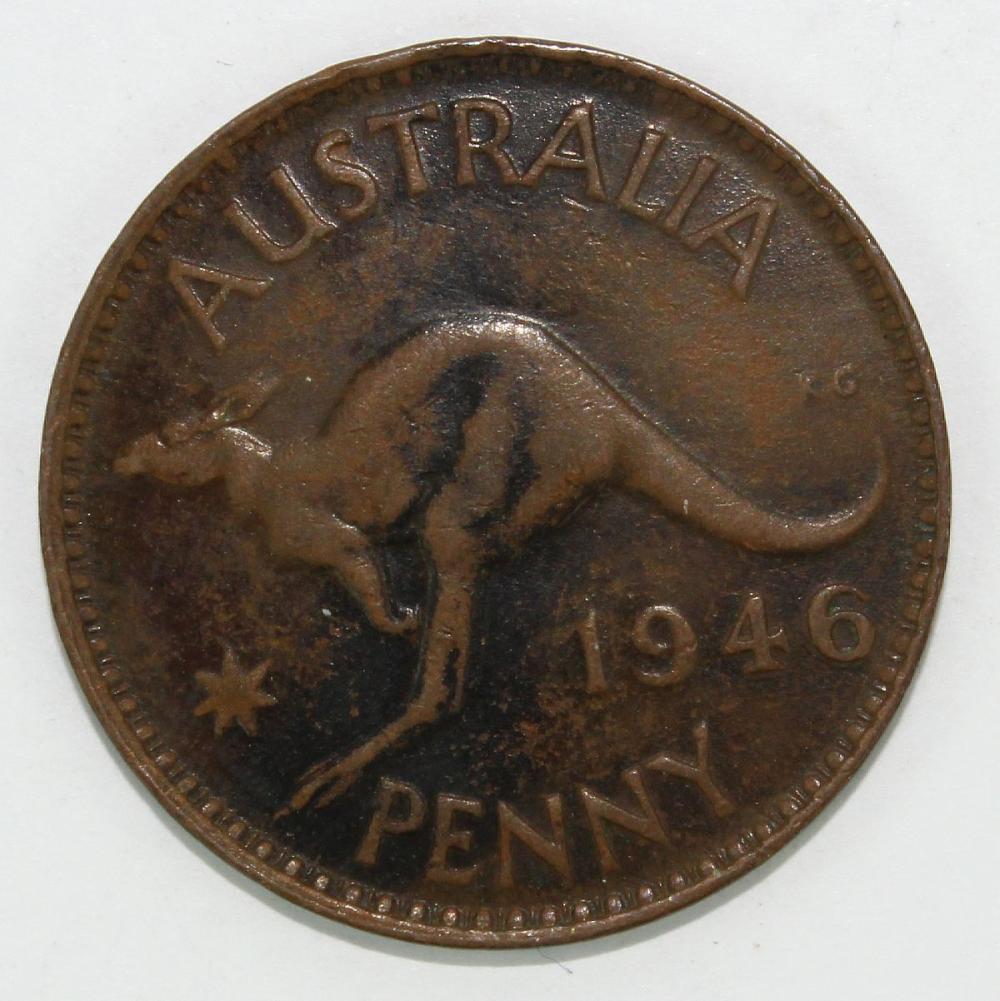 Australia 1946 Penny, Very ... image