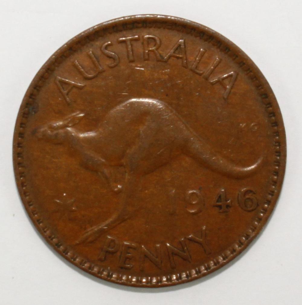 Australia 1946 Penny, Very ... image