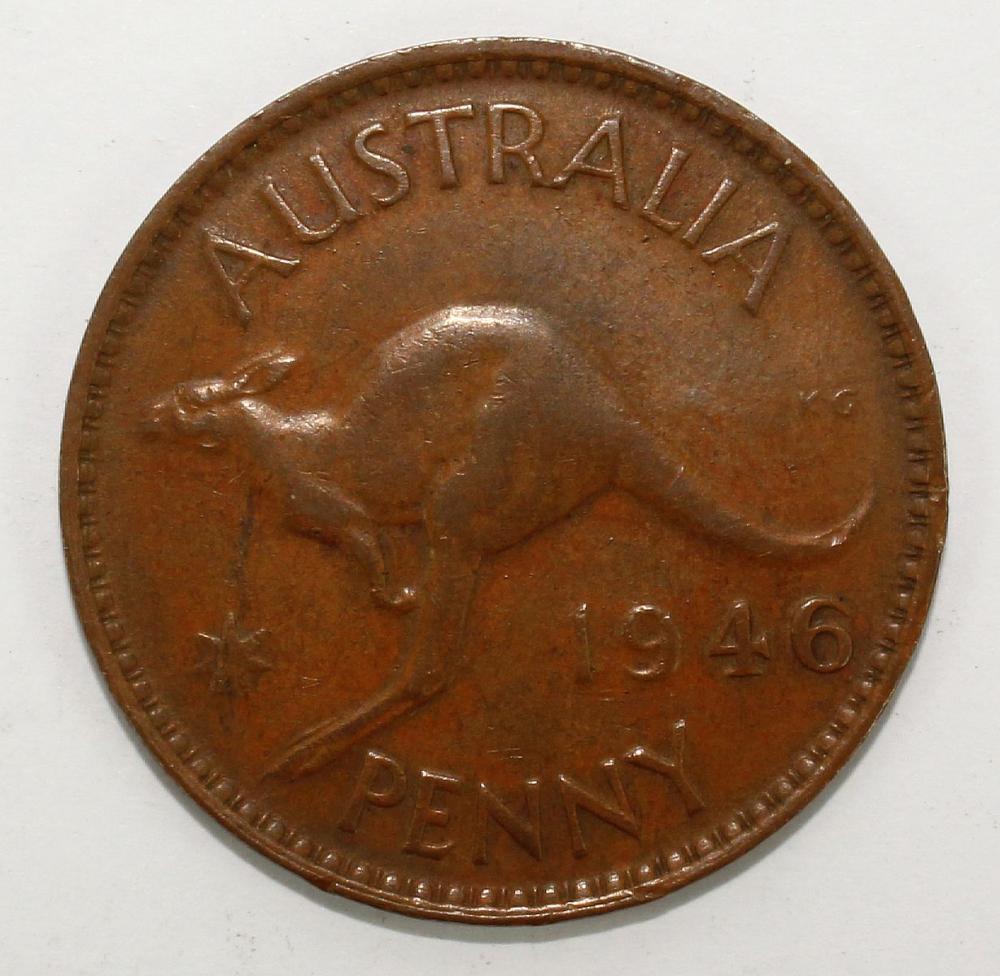 Australia 1946 Penny, good ... image