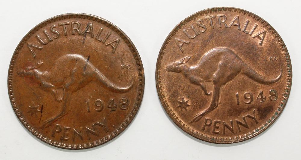 Australia 1948 (M) & 1948 (... image