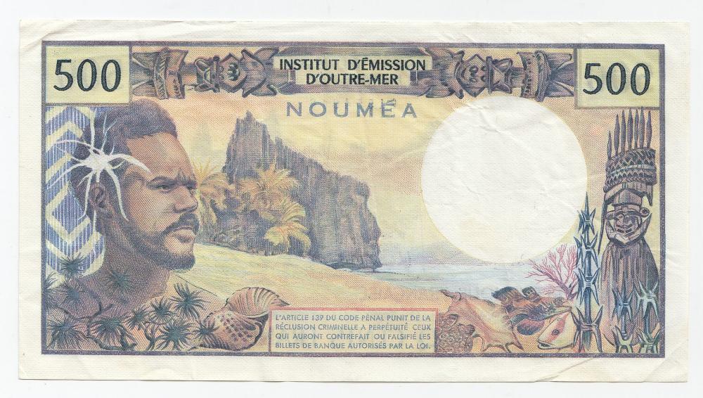 New Caledonia 500 Francs No... image