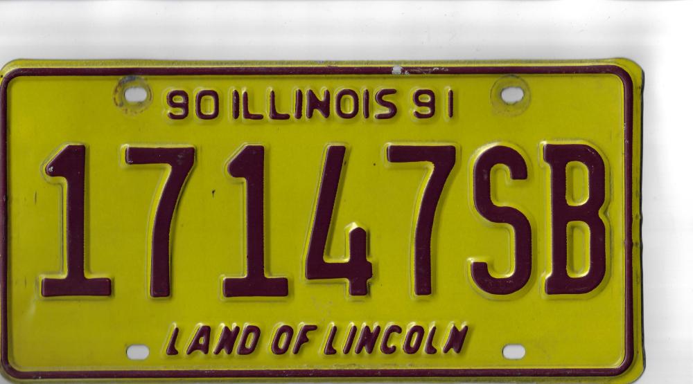 U.S.A. Illinois Car Number ... image