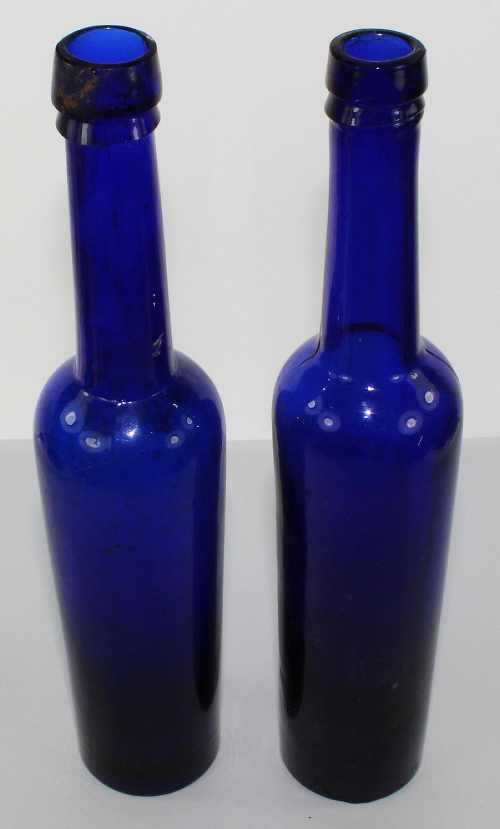 Blue Castor Oil Bottles (Pair) image