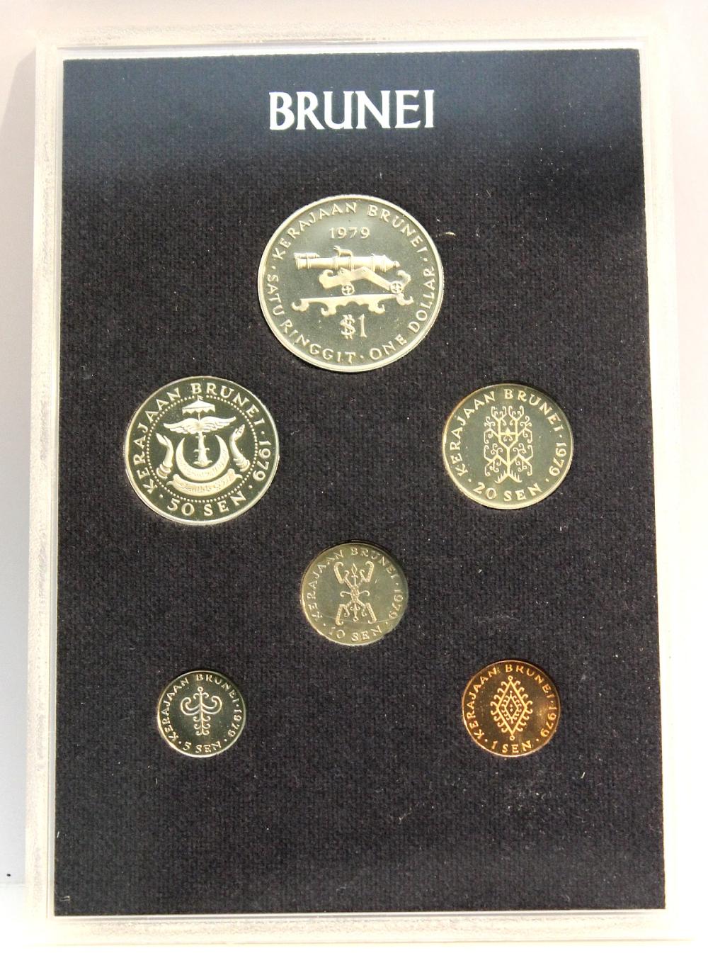 Brunei 1979 Proof Coin Set,... image