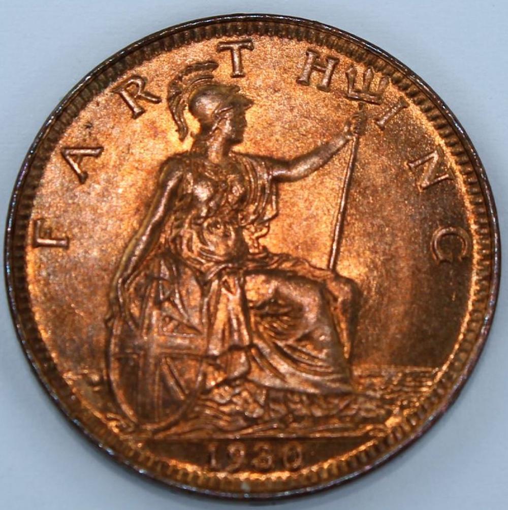 Great Britain 1930 Farthing... image