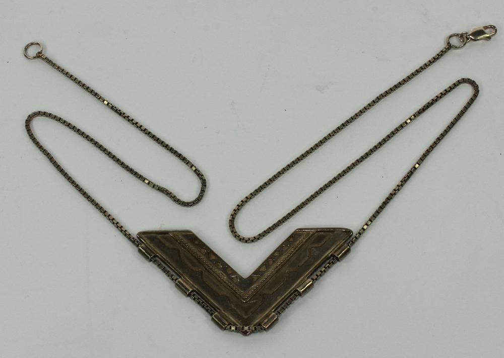 Sterling (925) 'V' Necklace... image