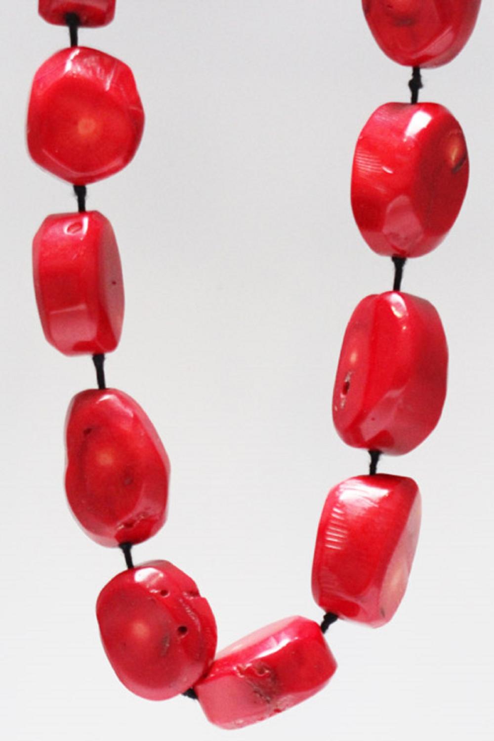 Heavy Coral Necklace with M... image