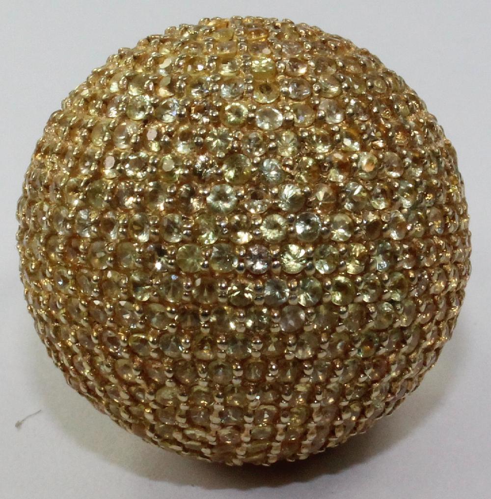 'Bombe' Ring in Gilt Sterli... image