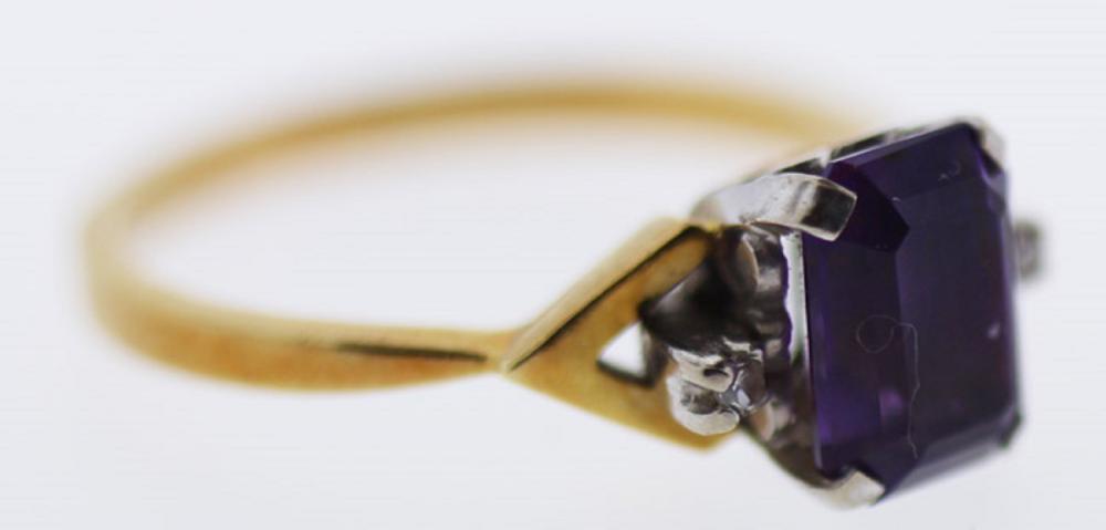 Quality Amethyst Ring in 18... image