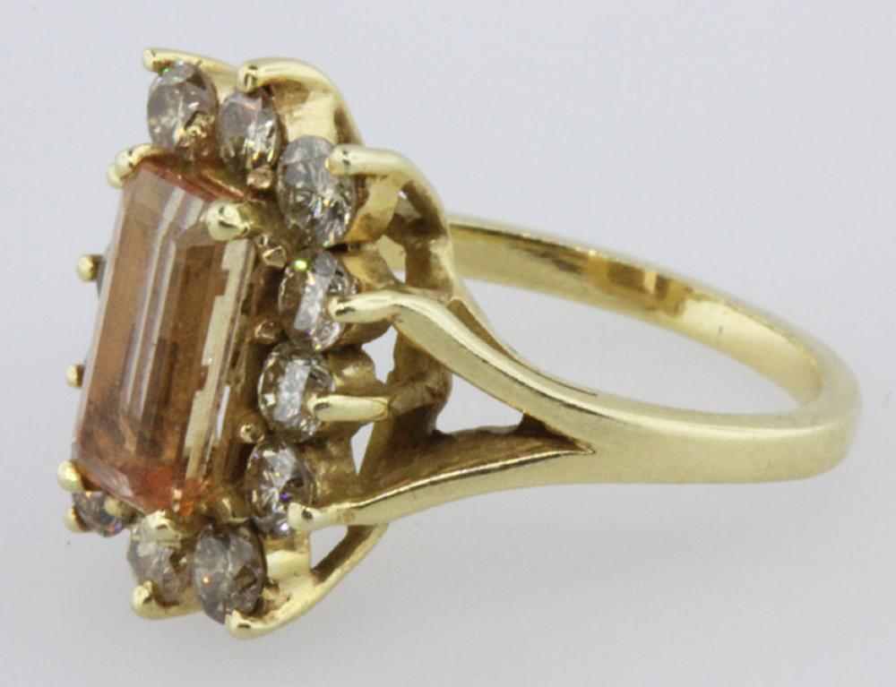 14ct Yellow Gold Ring with ... image