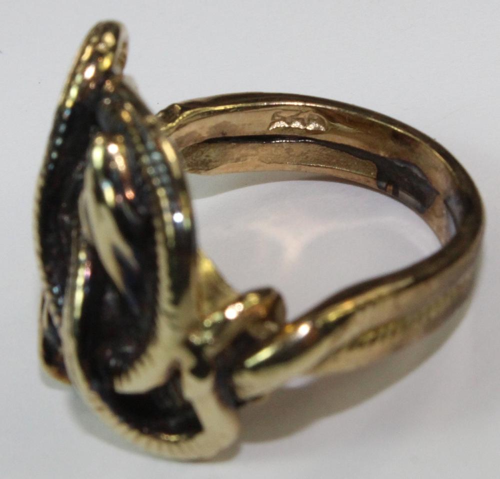 Snake Ring in 9ct Yellow Gold image