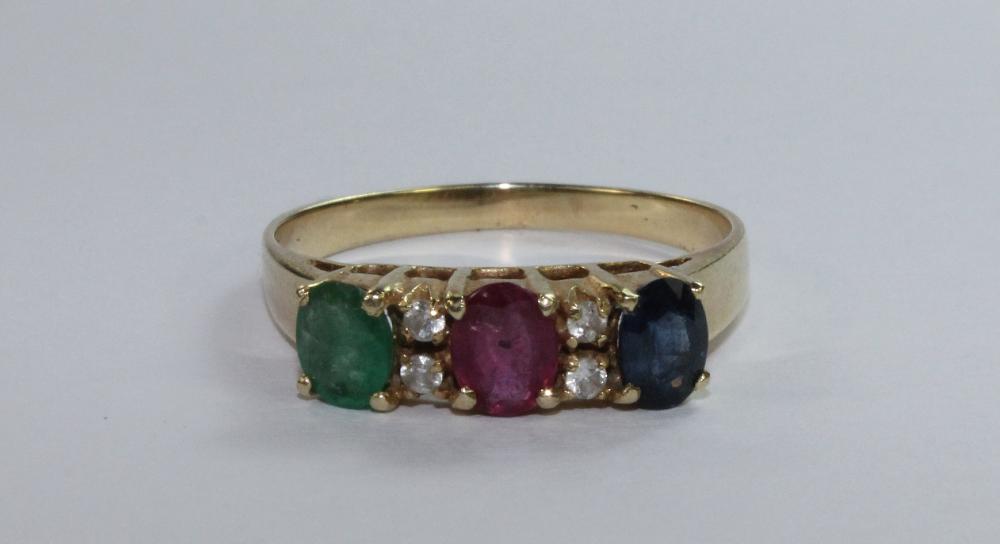 Birthstone Ring in 14ct Yel... image