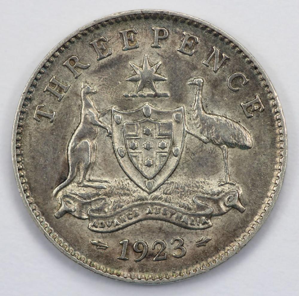 Australia 1923 Threepence, ... image