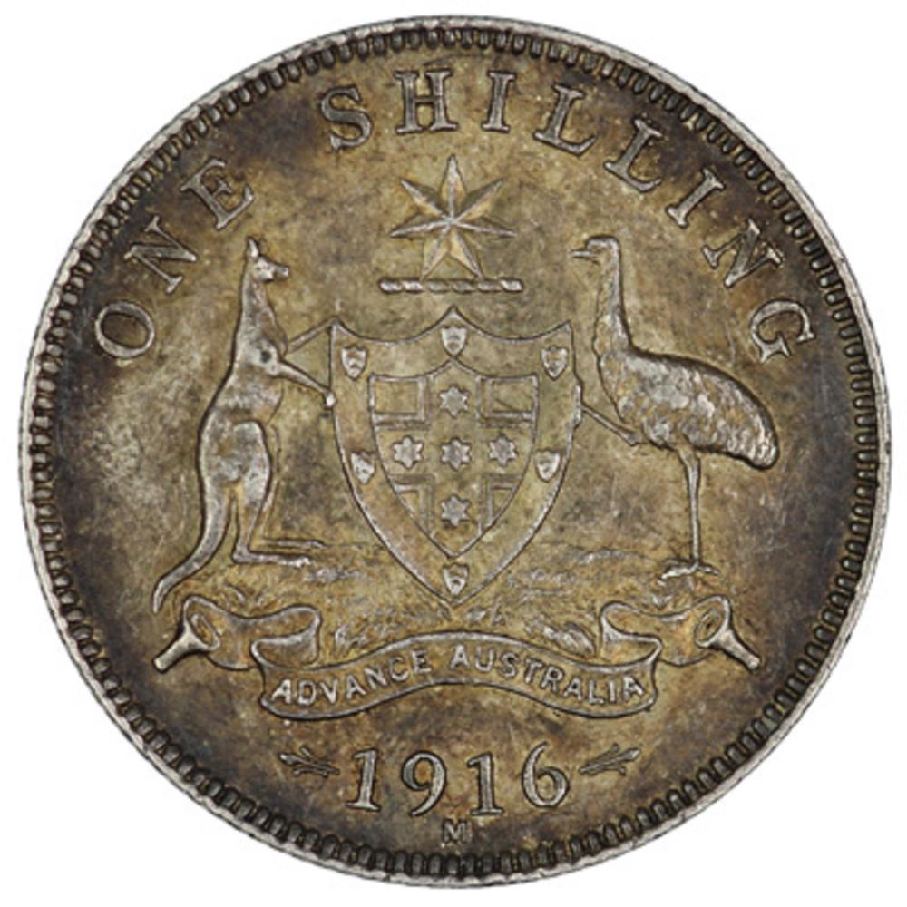 Australia 1916 M Shilling, ... image