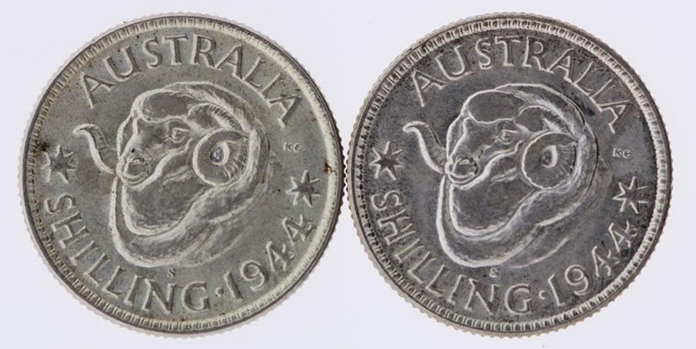 Australia 1944 'Plain S' & ... image