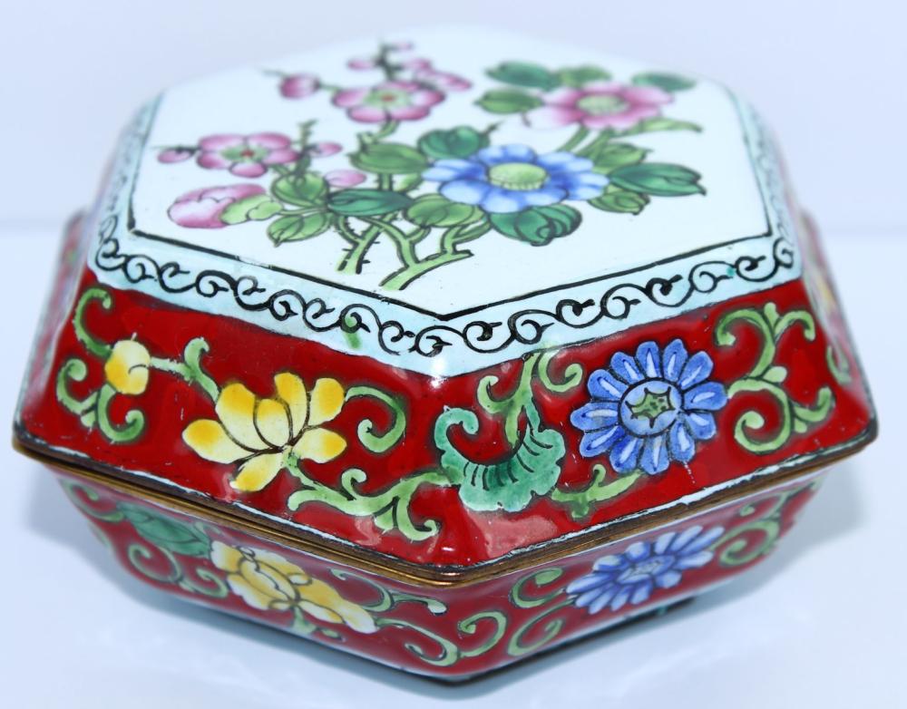 Chinese Six-sided Enamel Bo... image