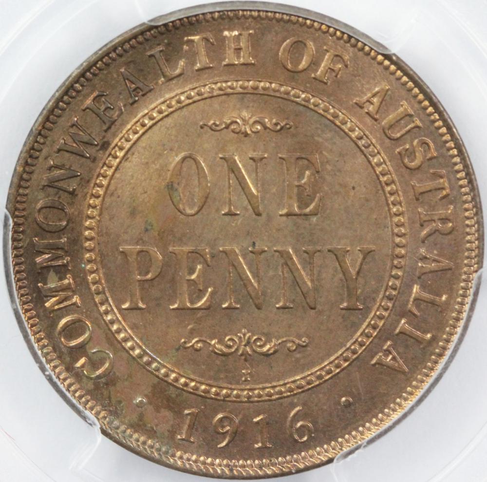 Australia 1916 I Penny, PCG... image