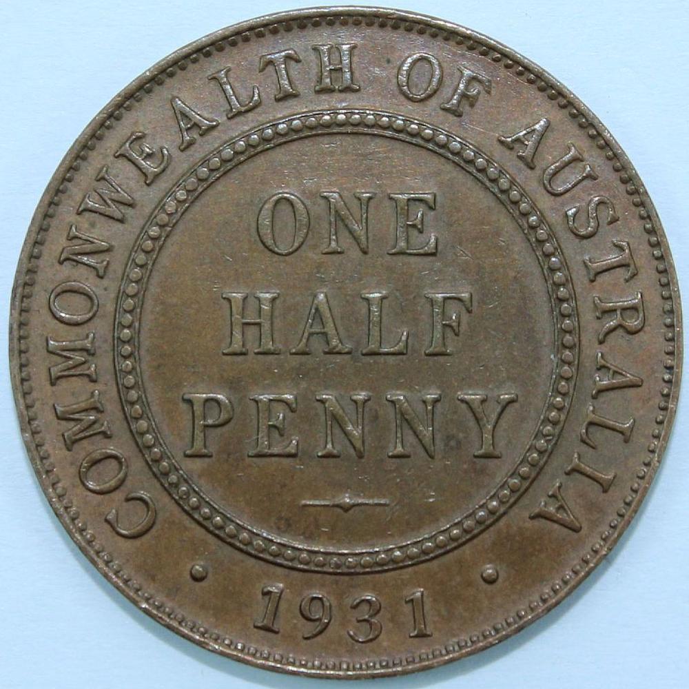 Australia 1931 Halfpenny, g... image