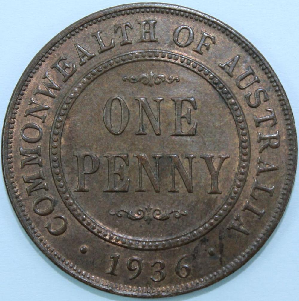 Australia 1936 Penny, Choic... image