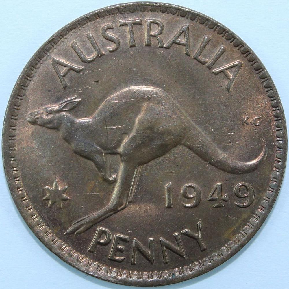 Australia 1949 Penny, Choic... image