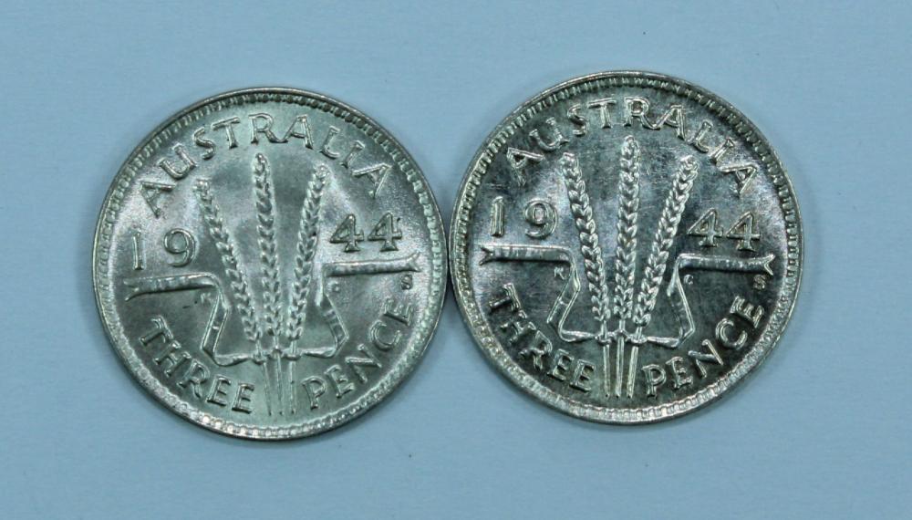 Australia 1944 S Threepence... image