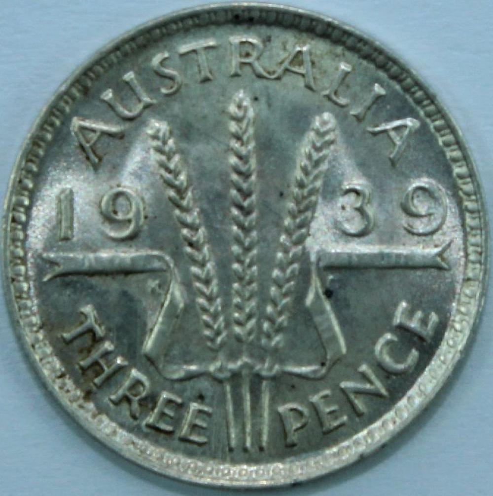 Australia 1939 Threepence, ... image