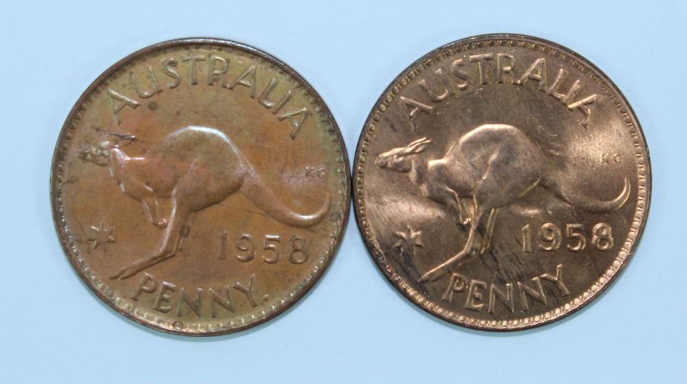 Australia 1958 (M) and 1958... image