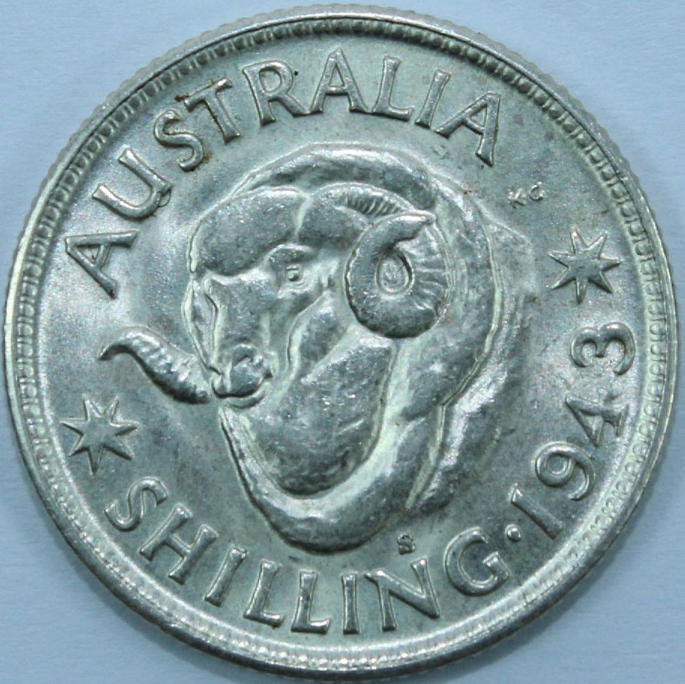 Australia 1943 S Shilling, ... image