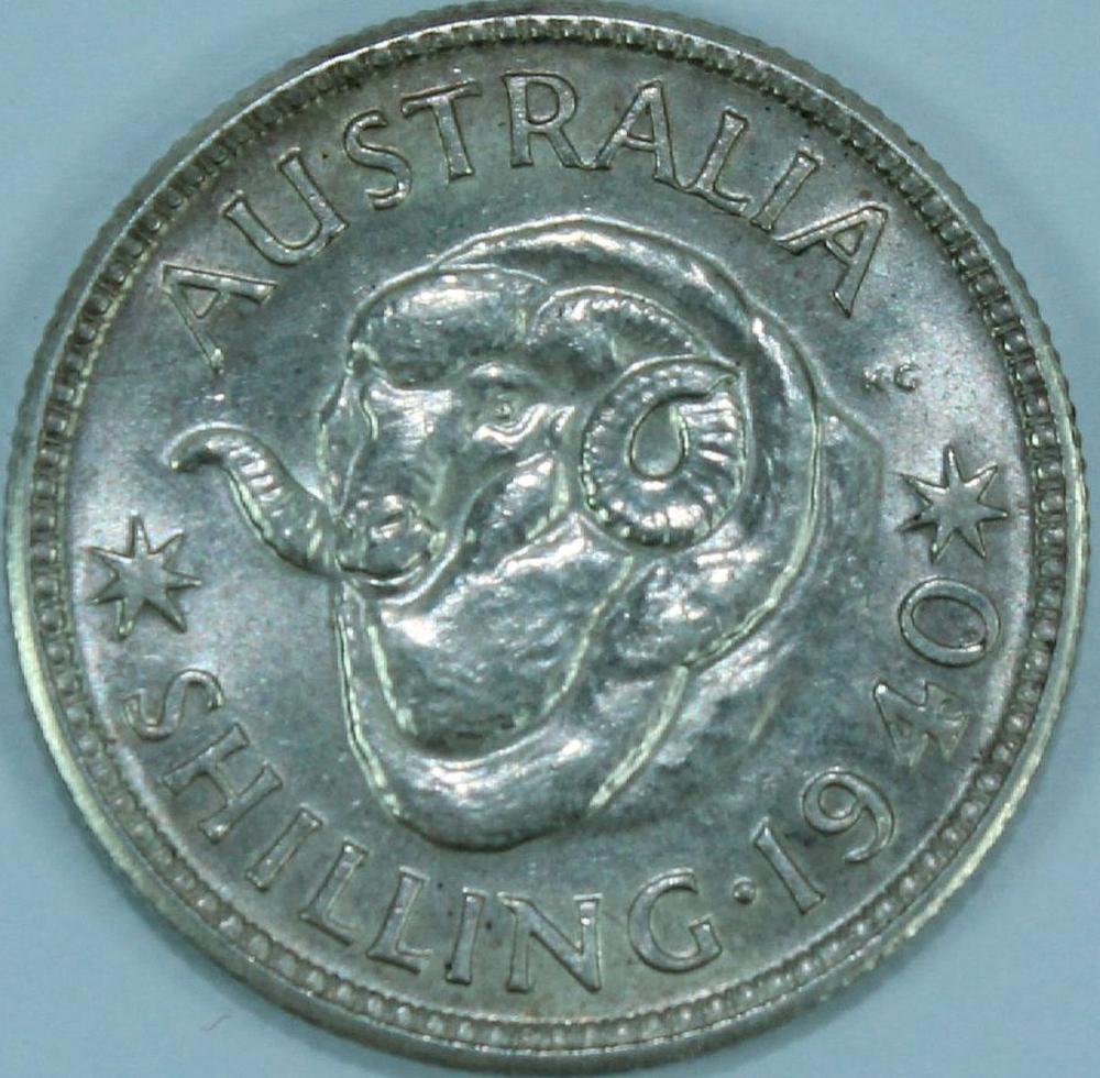 Australia 1940 Shilling, Un... image